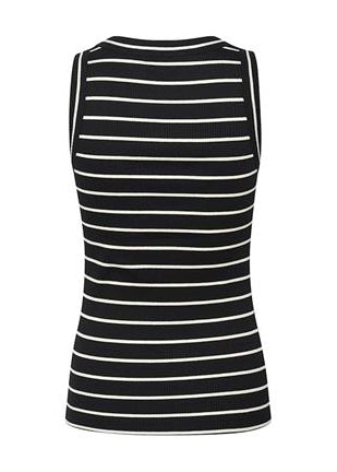 Inwear dagnniw tank rayé noir chuchotement blanc