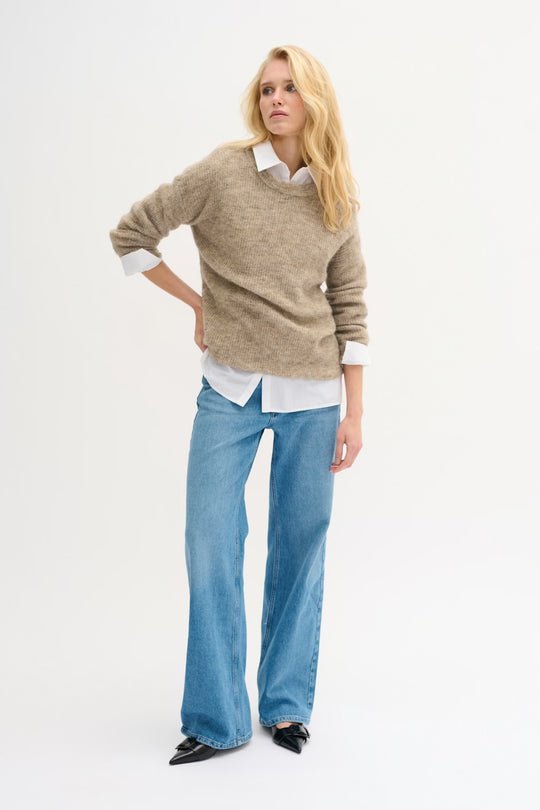 My Essential Wardrobe The Knit Pullover Dune Melange