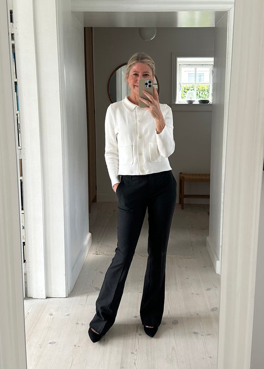 Fem enheter Clarafv 555 Pants Dark Grey Melange