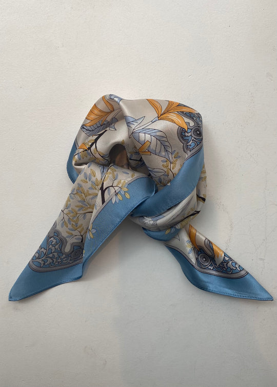 Plissé Copenhagen Bjanka Scarf Light Blue