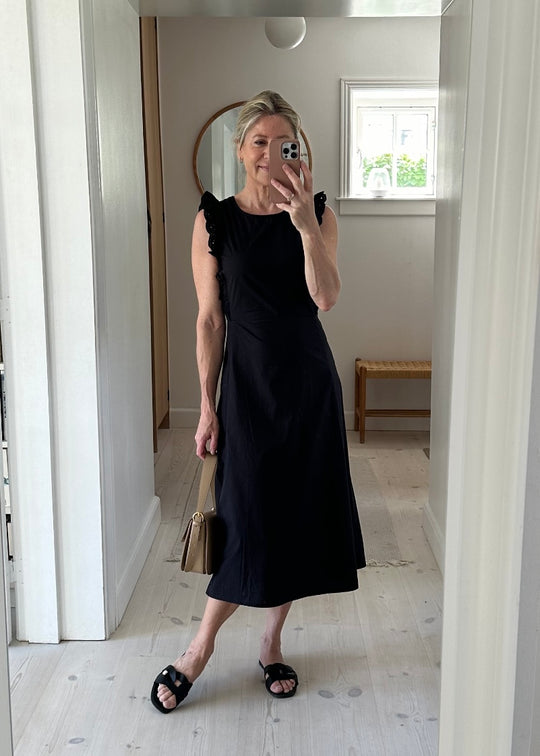 Robe mince en bois noir