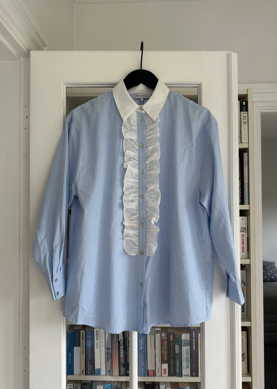 Continue Line stripe shirt blue stripe