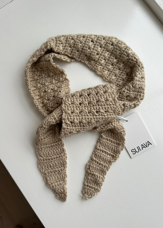 Sui Ava Viola Scarf Beige