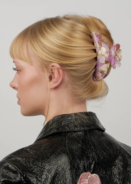 Sui Ava Helle Arty Big Hair Grip Purple