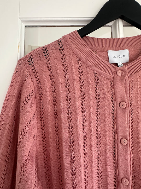 La Rouge Anette Cardigan Rose