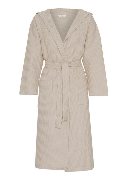 Basic Apparel Nora Long Robe GOTS feather gray