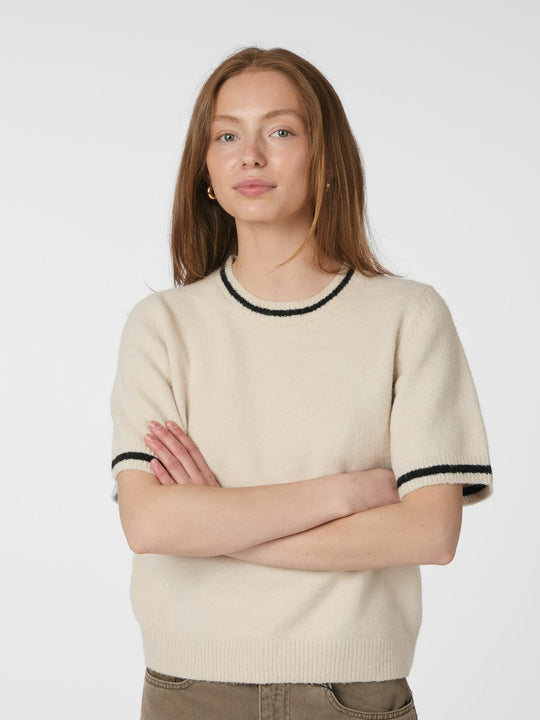 Neo Noir Mawina Knit Tee Ivory