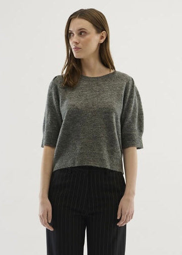 Karen by Simonsen KBNoabelle Plain Pullover Opal Gray Melange