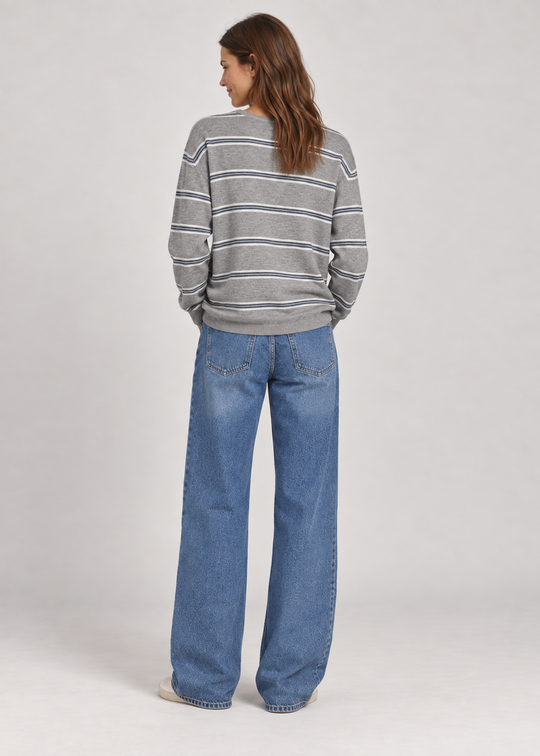 MbyM Gilir-M knit Grey Izia Stripe