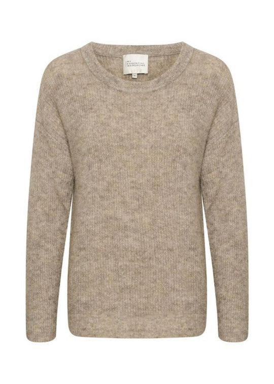 My Essential Wardrobe The Knit Pullover Dune Melange