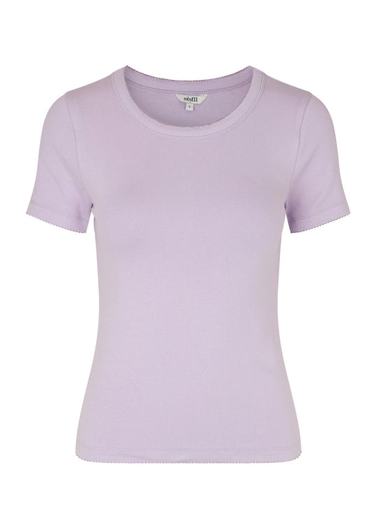 Mbym Otis Crochet-M t-shirt Orchid Petal