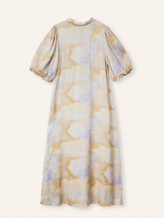 Helmstedt Camilla Dress Aurora Watercolor Print