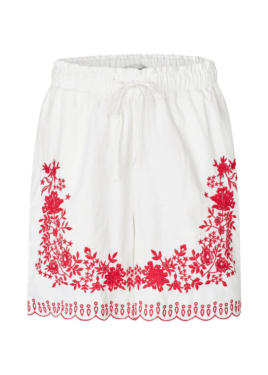 Lollys Laundry Lucyll Shorts white red