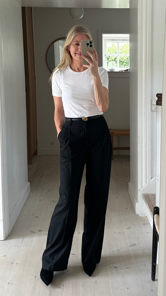 Plissé Copenhagen Knot Belt black