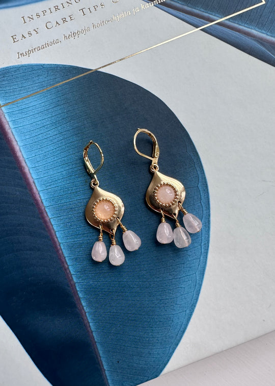 Plissé Copenhagen Sita earring rose