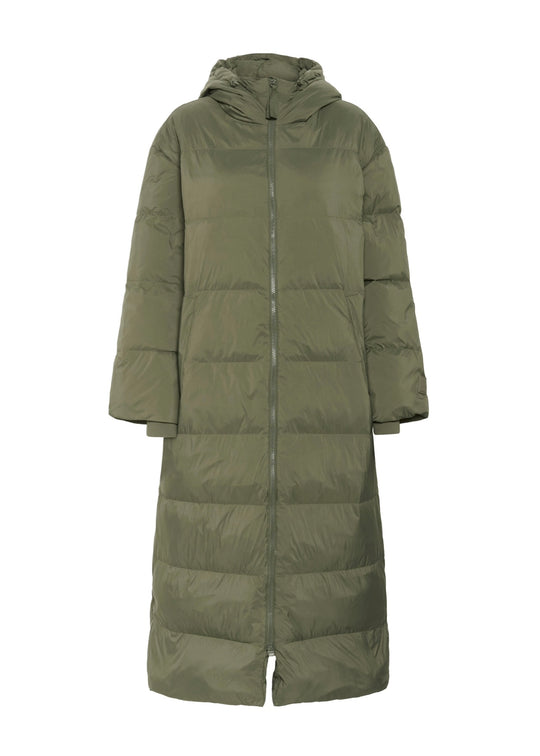 Part Two Safir Puffercoat OTW Grape Leaf Green