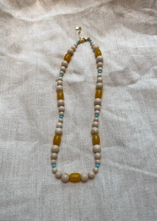 Plissé Copenhagen Megan necklace Yellow