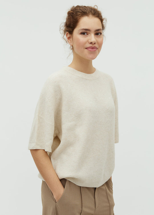MbyM Hanae Gillian SS-M knit sugar melange