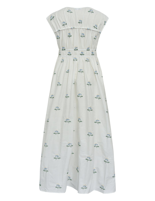 MbyM Taneil Long-M dress blue flower