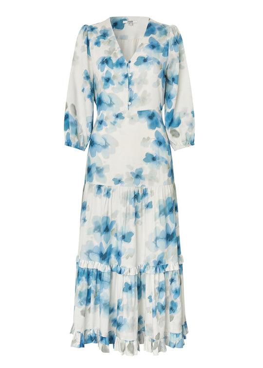 Mbym Shanaya V-M dress Walia print Blue