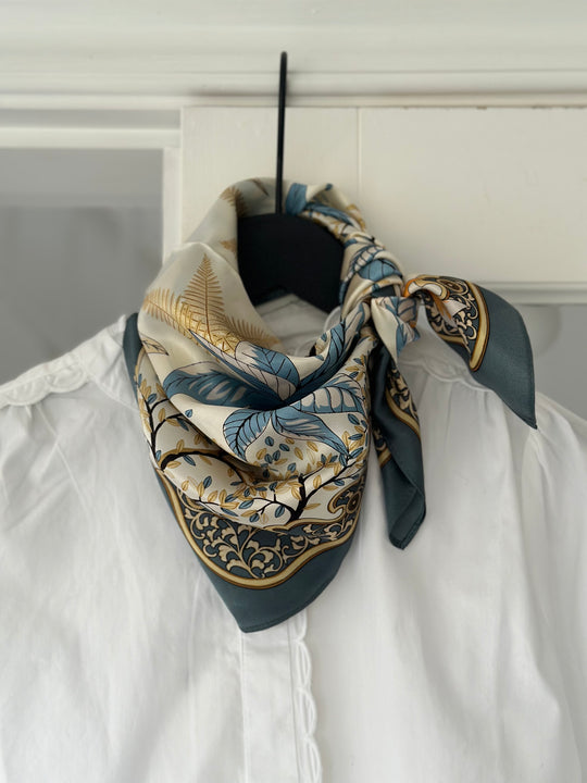 Plissé Copenhagen Bjanka Scarf Petrol