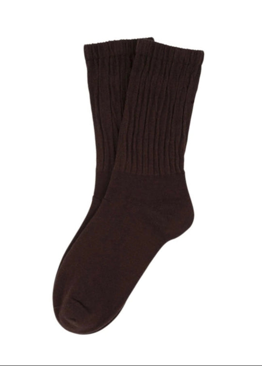 Sui Ava Magda Socks Dark Brown