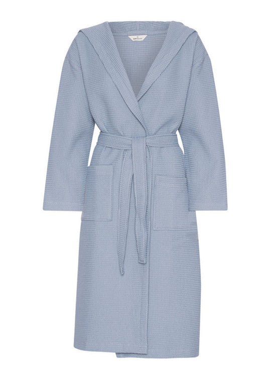 Basic Apparel Nora Long Robe GOTS ashley blue