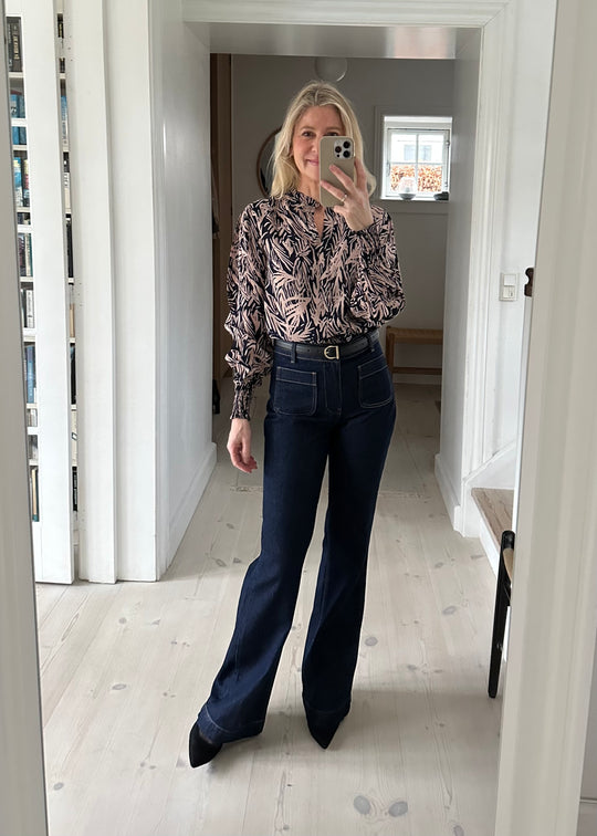 Neo Noir Kala Breeze Blouse Navy