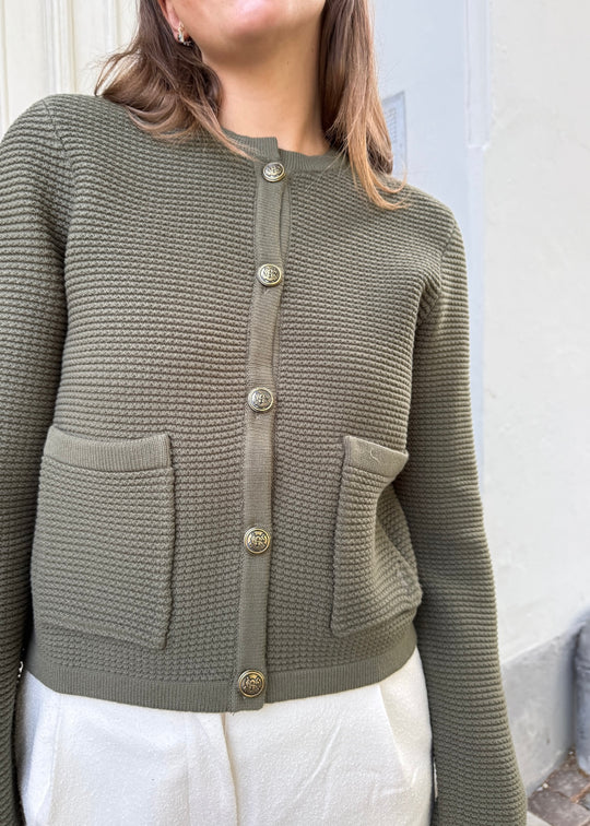 Sofie Schnoor Kyrasw cardigan Green Olive