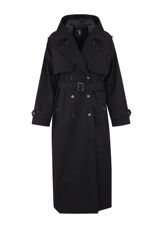 Urban Pioneers Fadoura Trench Coat Black