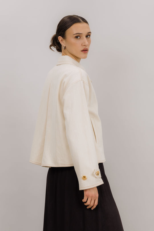 Urban Pioneers Sajma Trench Coat Cream