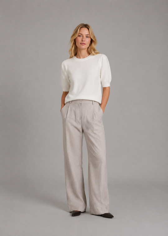 Karen by Simonsen KBNoabelle Plain Pullover Egret