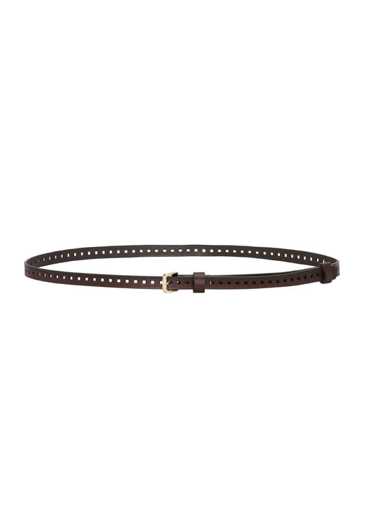 Plissé Copenhagen Gaia belt dark brown