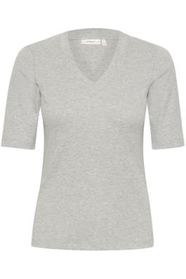 Inwear DagnaIW Melange V T-Shirt Granite Melange