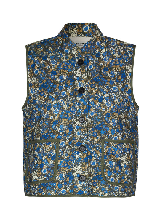 Lollys Laundry CairoLL Quilted Vest blue