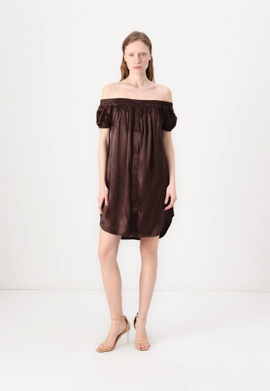 2NDDAY Christino Viscose Blend Dress Java