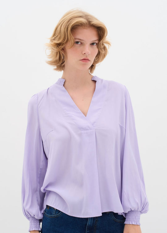 Huxieiw blus lavendel