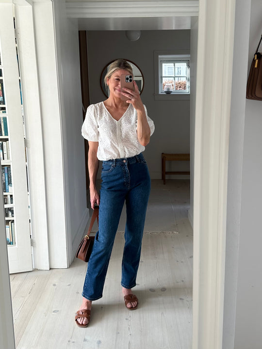 Five Units Mollyfv Ankle 241 Jeans Classic Blue Vintage