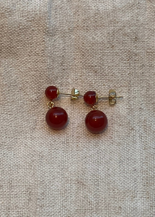 Plissé Copenhagen Laika Black Pearl Earrings