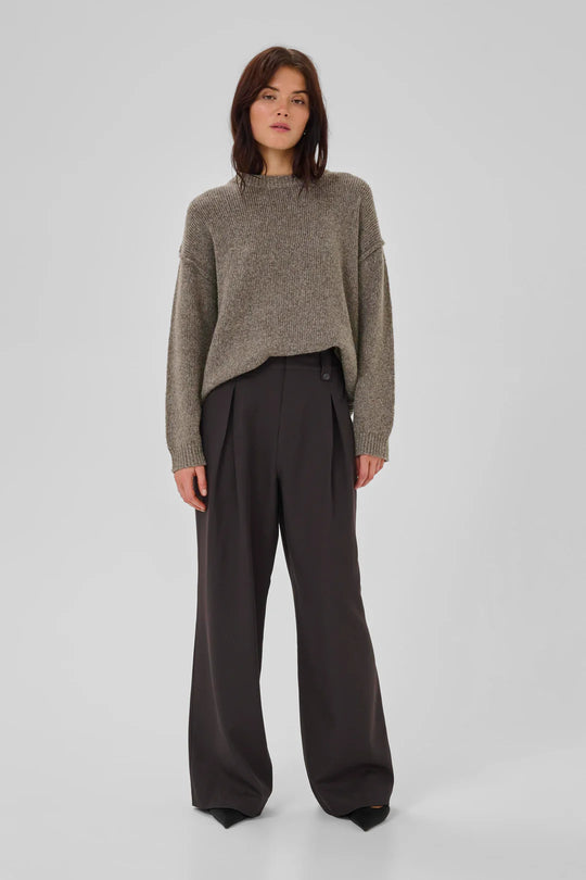 My Essential Wardrobe PalomaMW knit Brown melange