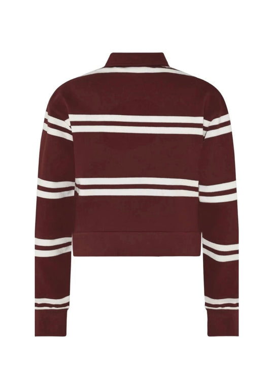 Minimum Bianca Polo GOTS Merlot