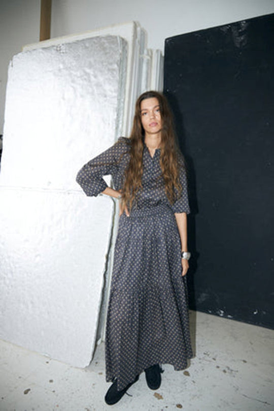 Lollys Laundry SunsetLL Maxi Skirt Dark Blue