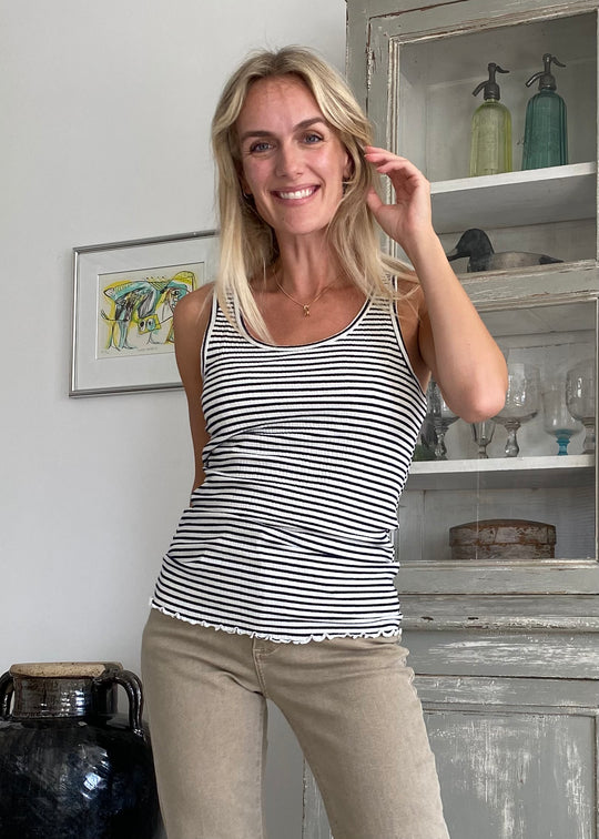 Karen av Simonsen Candacekb randig tank top eget/natt himmel