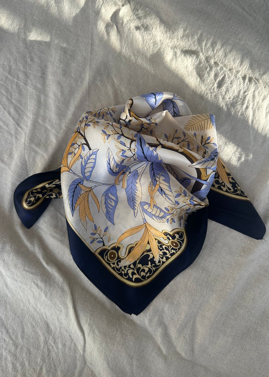 Plissé Copenhagen Bjanka Scarf Navy