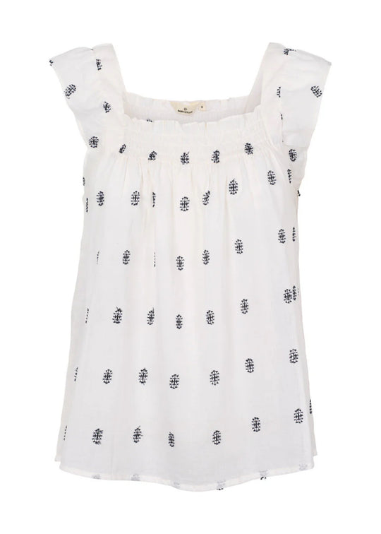 Basic Apparel Ada Top 705 whisper white / Sky captain