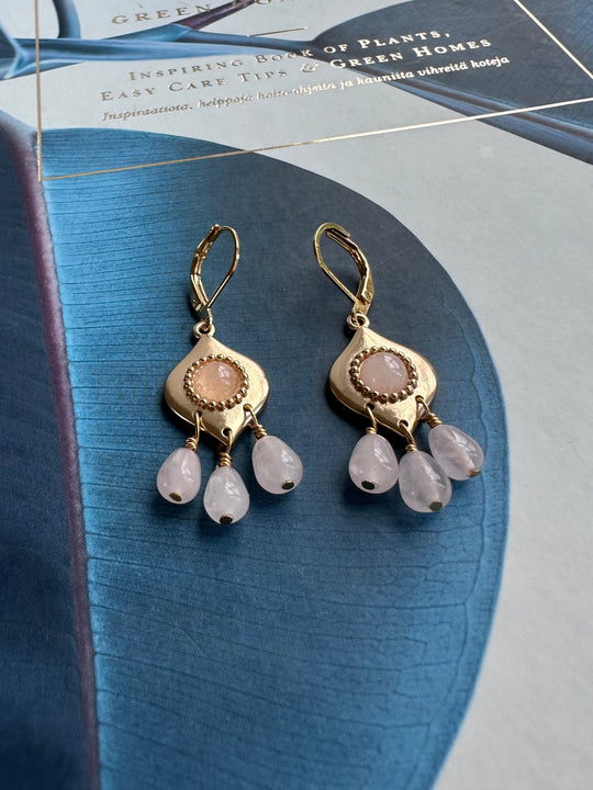 Plissé Copenhagen Sita earring rose