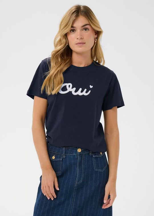 Saint Tropez Odine t-shirt navy