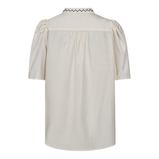 Co’Couture Notiscc Ss Blouse Off White