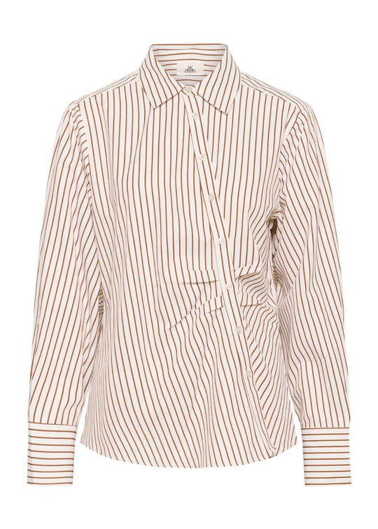 Karen by Simonsen KBElmira Shirt Cinnamon Stripe