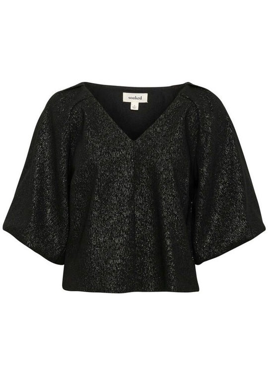 Soaked SLCahlina Blouse Gun Metal